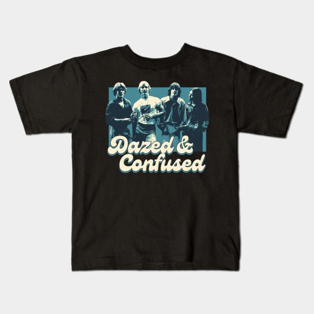 Dazed and Confused Retro Style Kids T-Shirt by mia_me